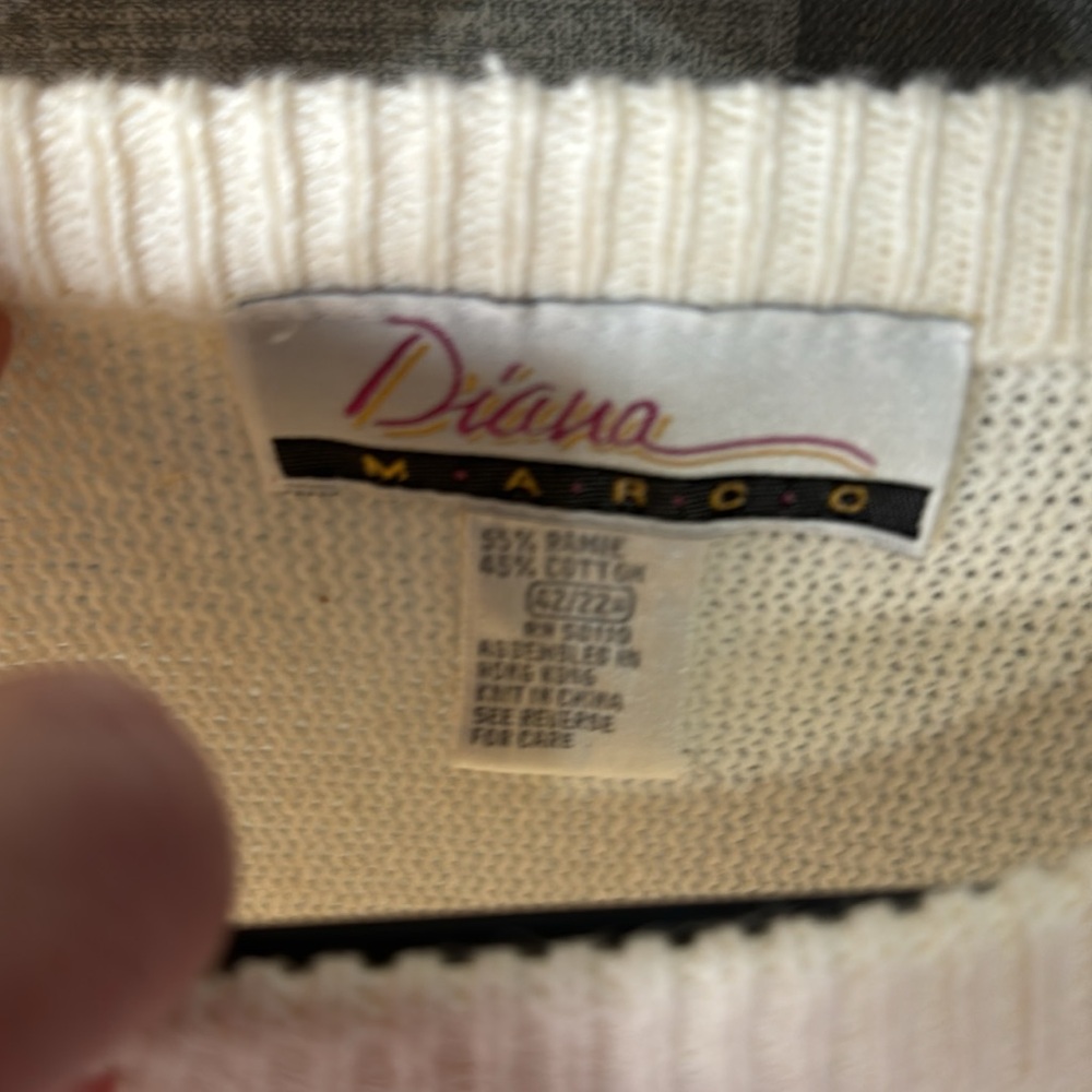 Vtg Sweater Embellished - Picture 4 of 9